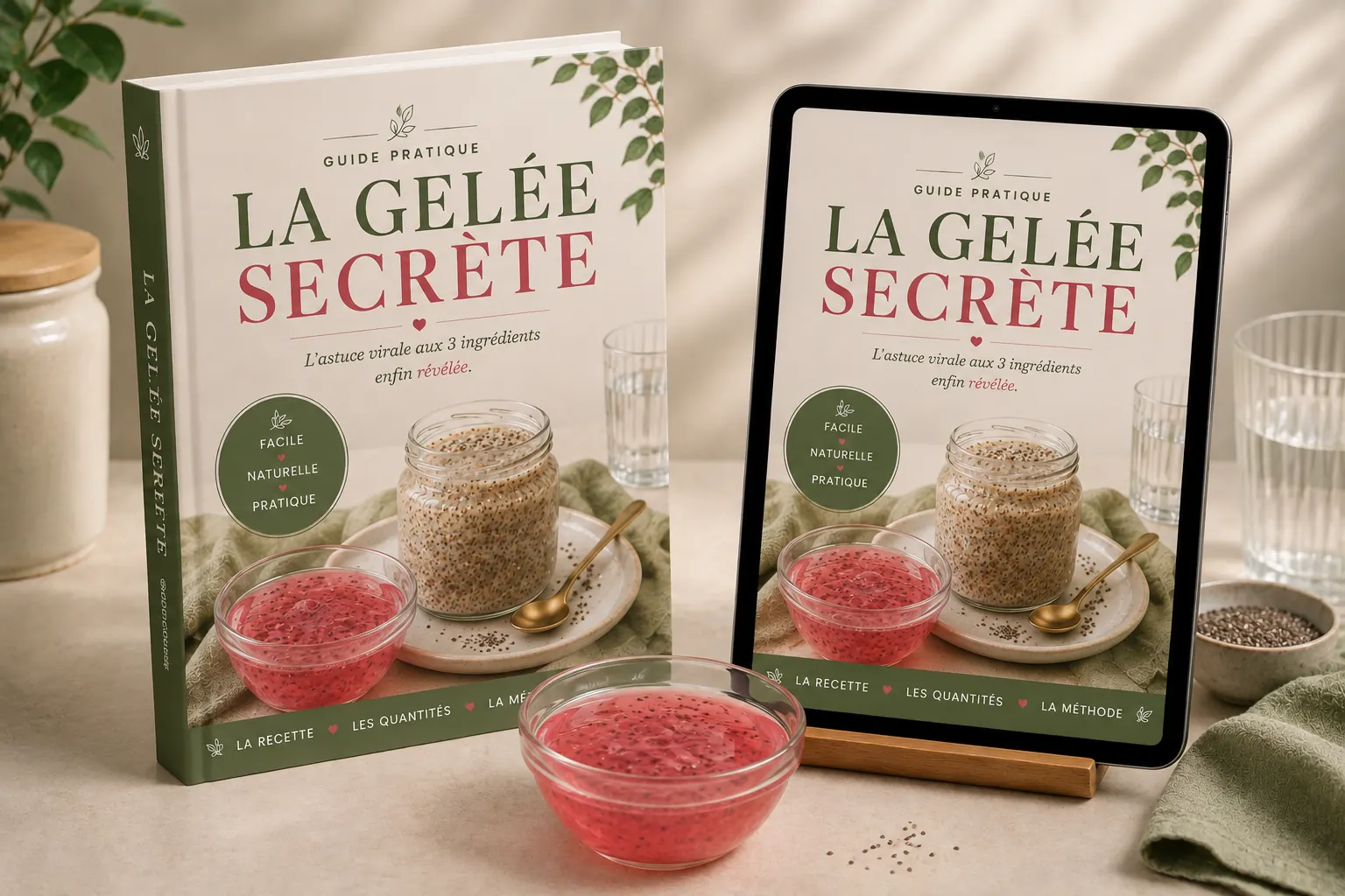Mockup du guide La Gelée Secrète